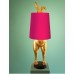 Tischleuchte Hiding Bunny® gold magenta